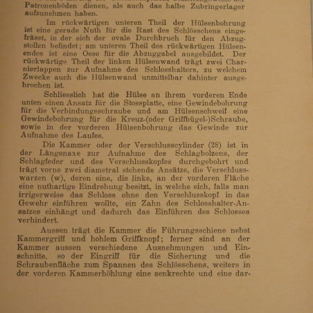 Livre d'instruction fusil Repetier  carabiner Steyr  mod 1900/3 et16