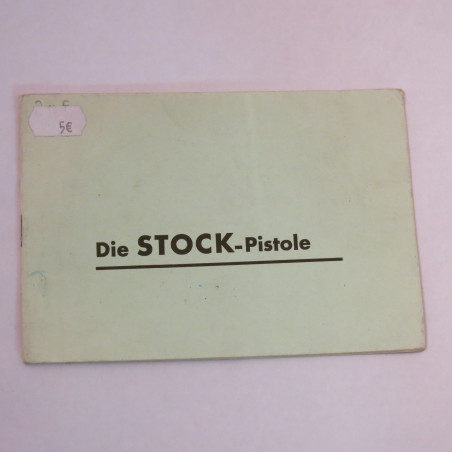Livre d'instruction pistolet  Stock 6.35 ou 7.65 et16