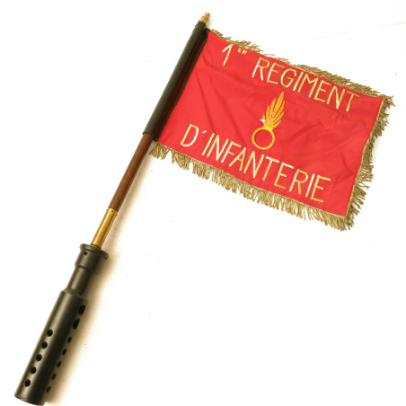 Drapeau fanion 1 regiment d'Infanterie CA  