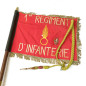 Drapeau fanion 1 regiment d'Infanterie CA  