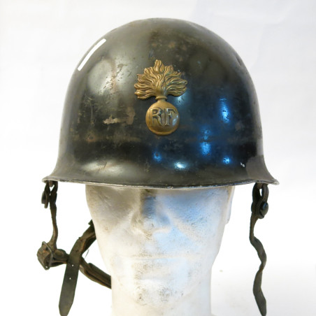 Casque type jugulaire 3 points Francais Gendarmerie maritime  ref ca 122  box 12 