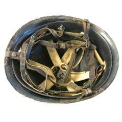 Casque type jugulaire 3 points Français Gendarmerie Réf ca 177 Box 15