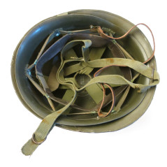 Casque type jugulaire 3 points Francais Gendarmerie  ref ca 155  box 16