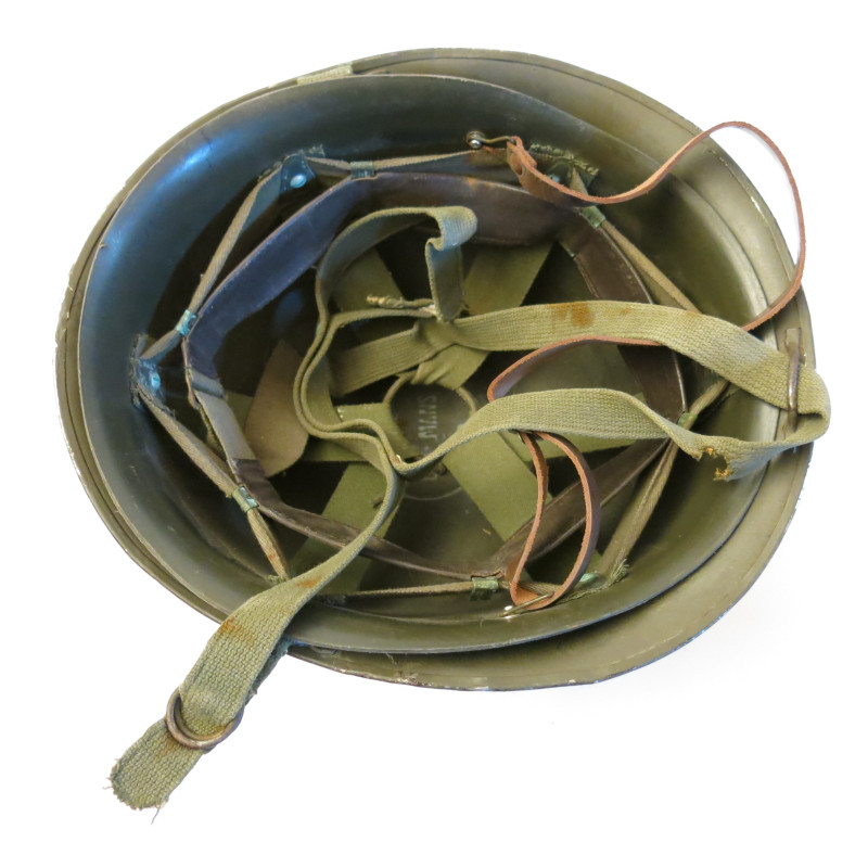 Casque type jugulaire 3 points Francais Gendarmerie  ref ca 155  box 16