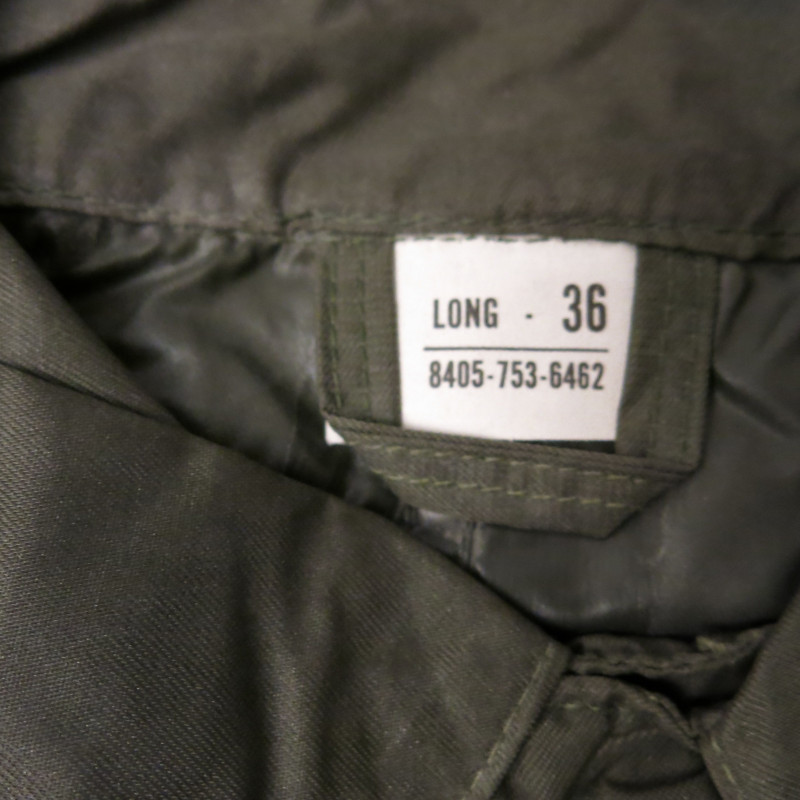 Raincoat man s nylon rubber US Vietnam 1967