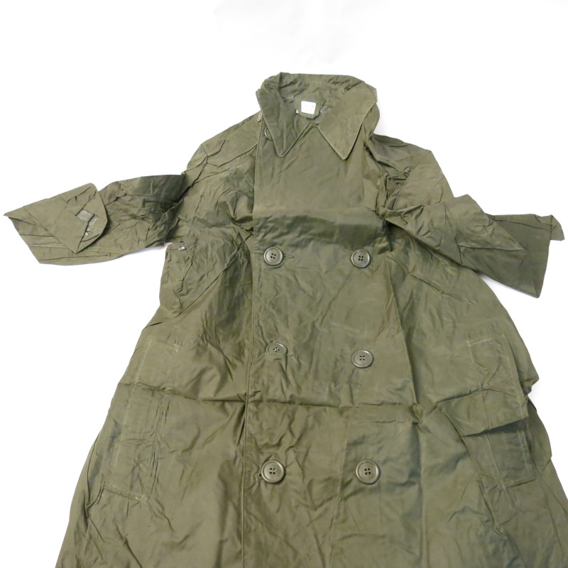 Raincoat man s nylon rubber US Vietnam 1967