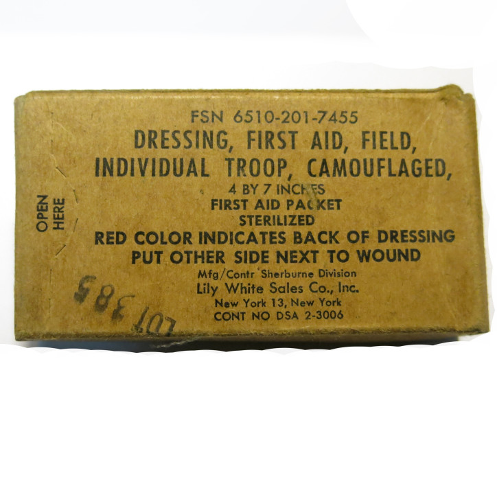 Pansement small first aid dressing US ref us 620