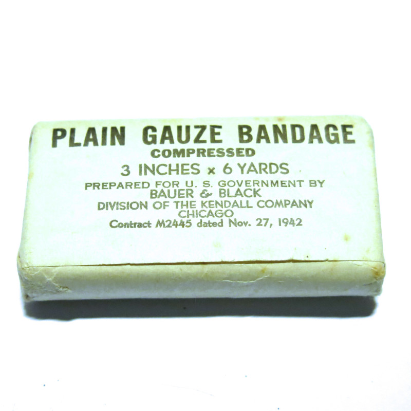Pansement Plain gauze bandage US 1942 ref us 700