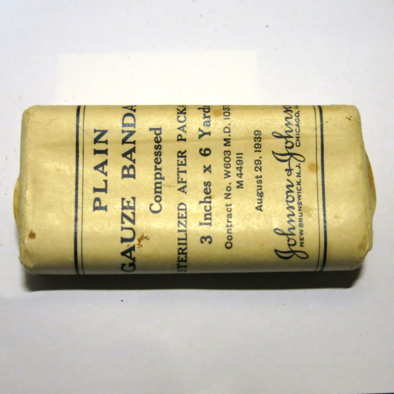 Pansement Plain gauze bandage US 1939 ref us 740