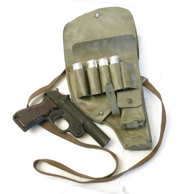 Etui de lance fusée toile plastifié kaki