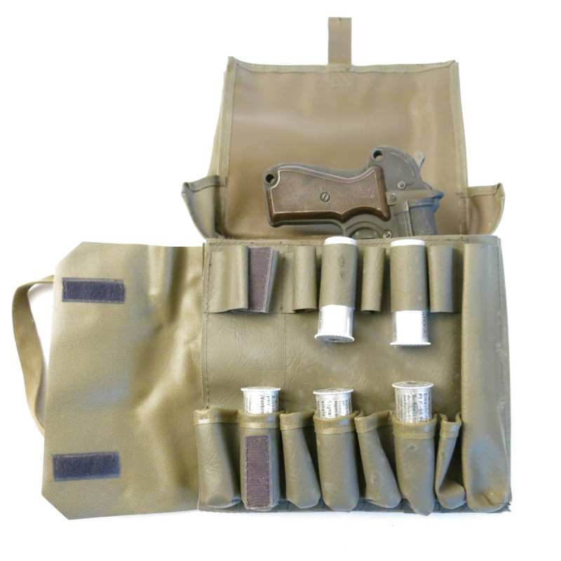 Etui de lance fusée toile plastifié kaki