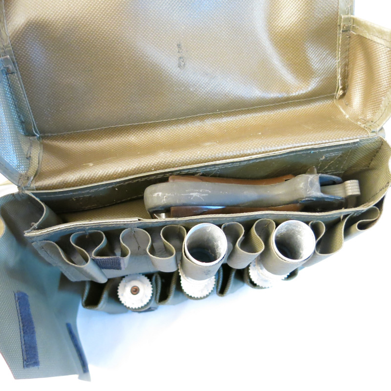 Etui de lance fusée toile plastifié kaki