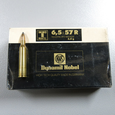 Boite de 20 cartouches 6.5 x 57 R RWS