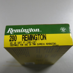 Boite de 20 cartouches 280  Remington  RP