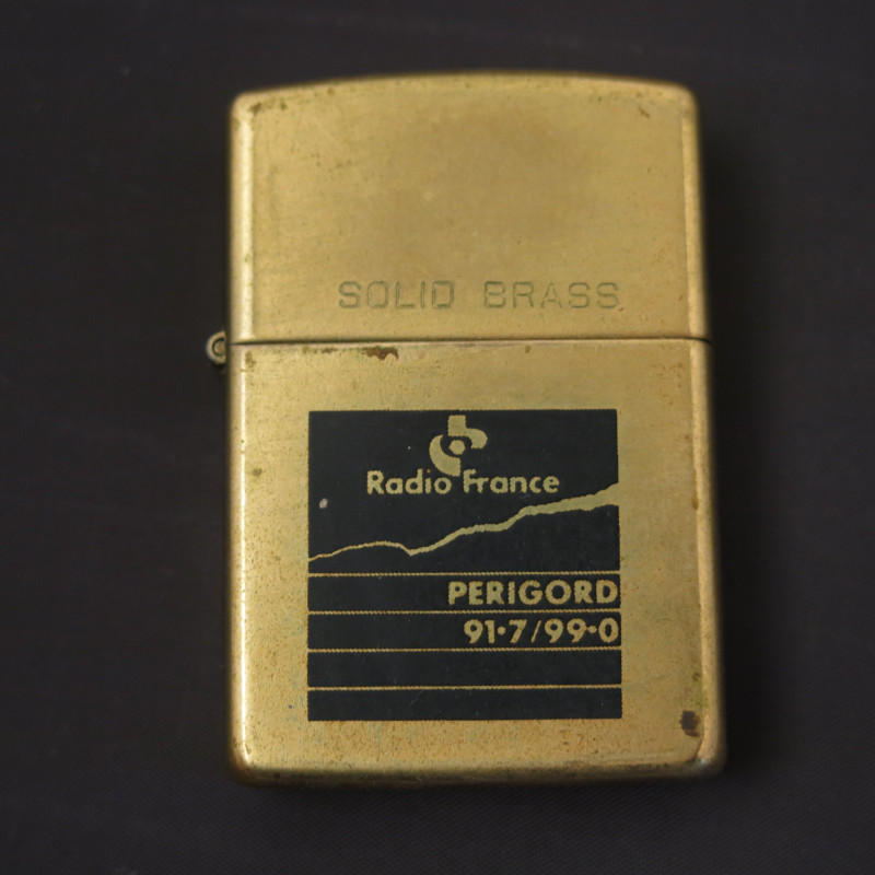 Briquet Zippo original 1991 radio France Perigord  ref Z 103