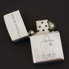 Briquet Zippo original 6 regiment du genie 2001  ref z 108 