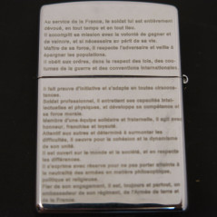 Briquet Zippo original 6 regiment du genie 2001  ref z 108 