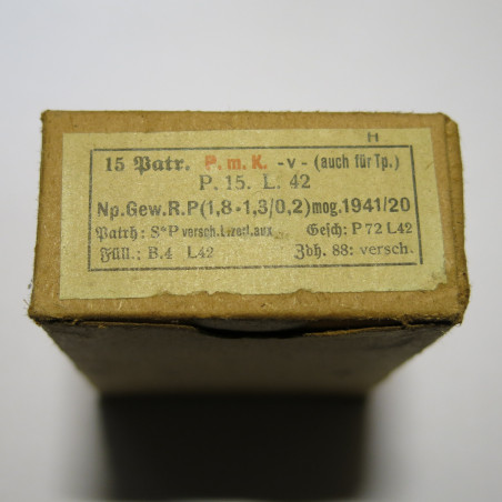 Boite vide Mauser 7.92 PMK ref C18