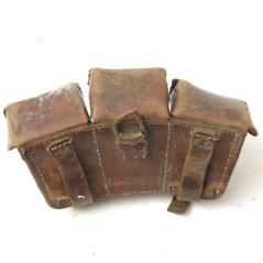 Cartouchiere cuir originale fusil Mauser Gew 98 datée 1915 Ref G35