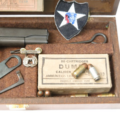 Boite de présentation pistolet Colt 45 1911