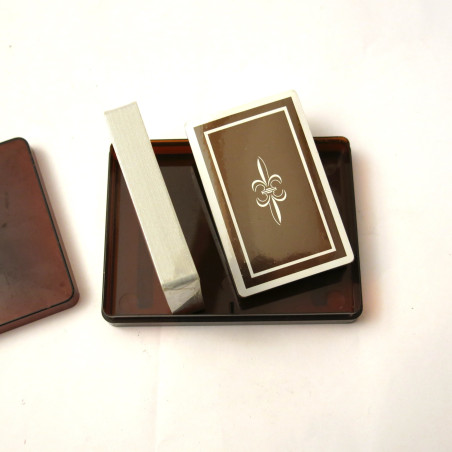 Boite avec 2 Jeux de carte Zippo