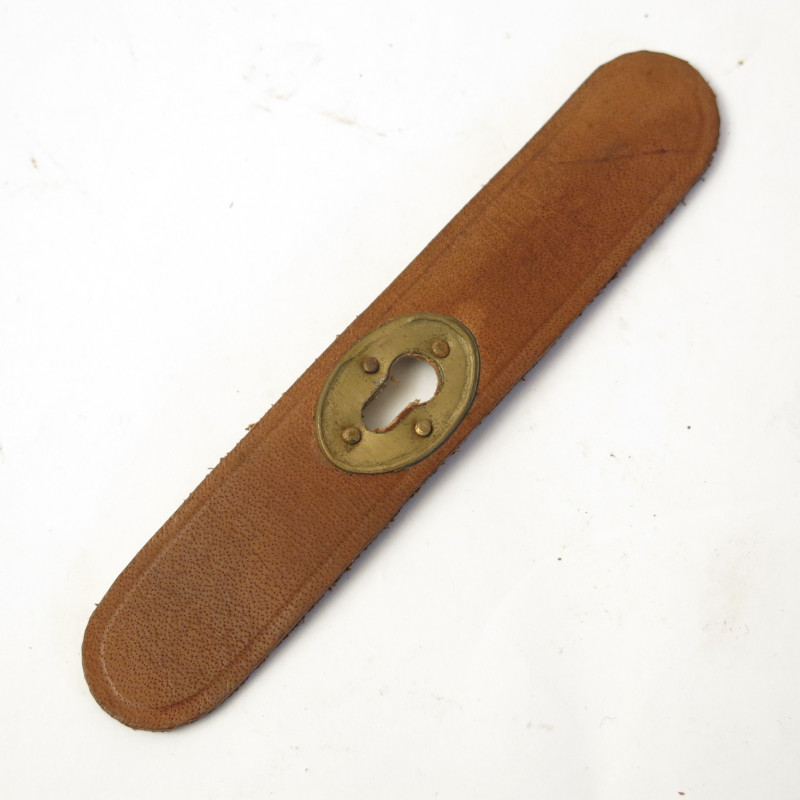 Cuir de rechange de fermeture rabat étui revolver 1892 ou 1873 marron 