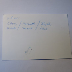 2 Photos dédicacées  Ritterkreuz 1943 Hans Bujak  ref 50 