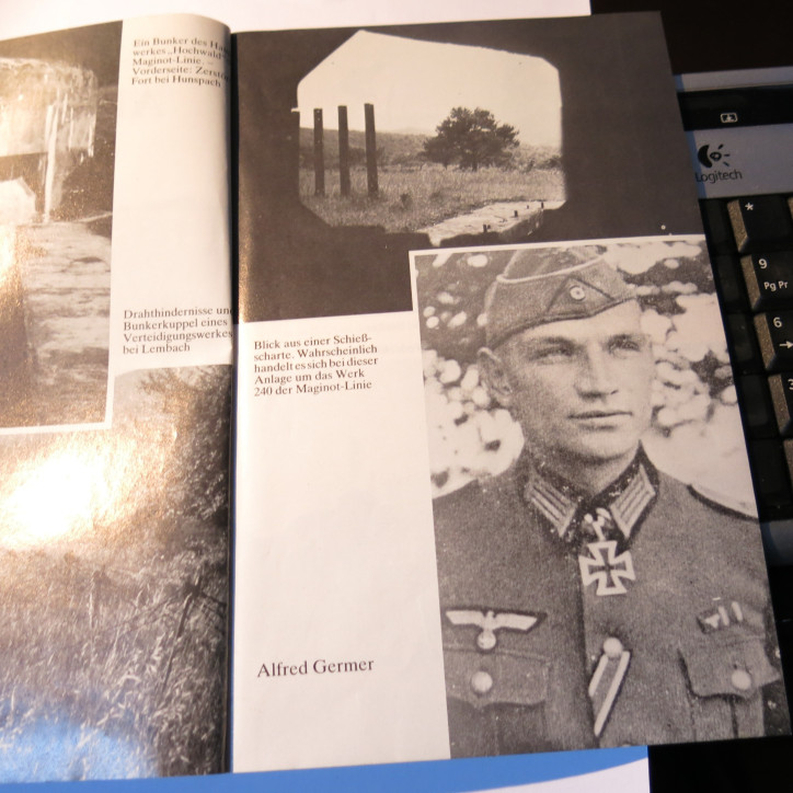 2 Photos dédicacées  Ritterkreuz 1943 Hans Bujak  ref 50 