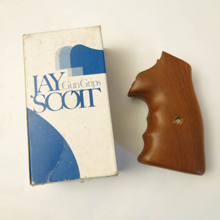 Paire de plaquettes de crosse Jay Scott pour  Smith et Wesson K22 ref 320 Plain walnut 