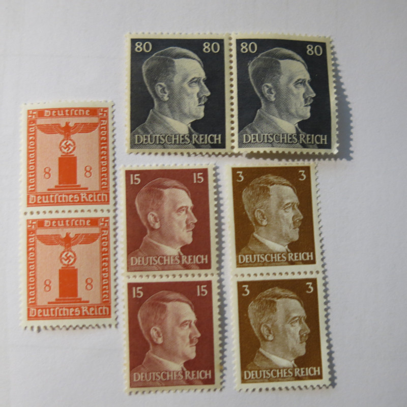 Série de 8 timbres Allemand 39/45 réf 123  