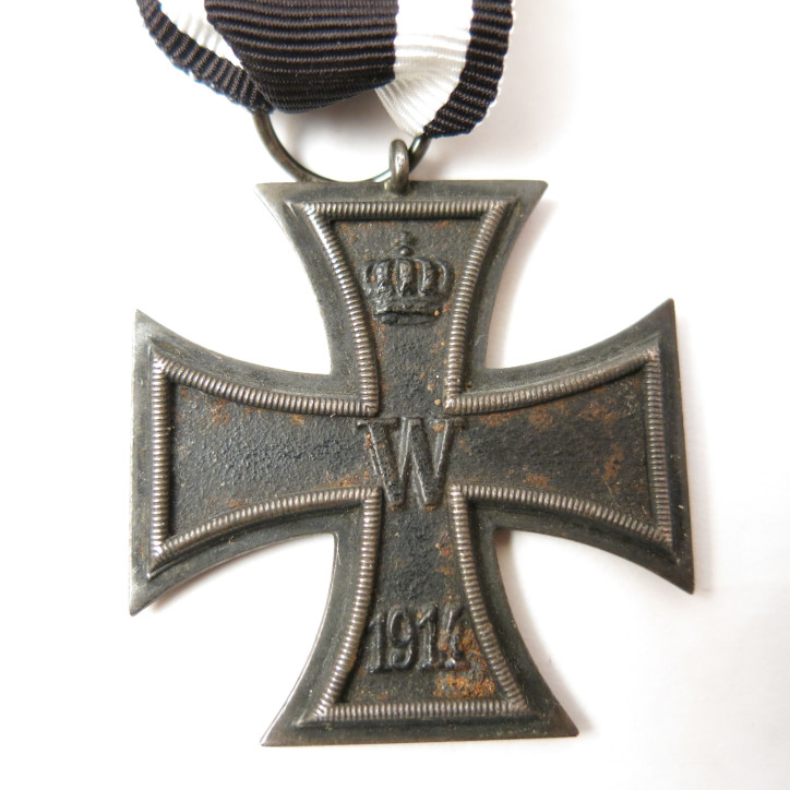 Croix de fer originale Allemande 14/18 avec son  ruban ref 290