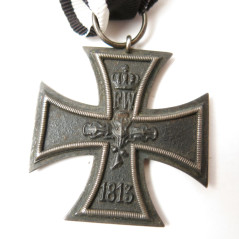 Croix de fer originale Allemande 14/18 avec son  ruban ref 290