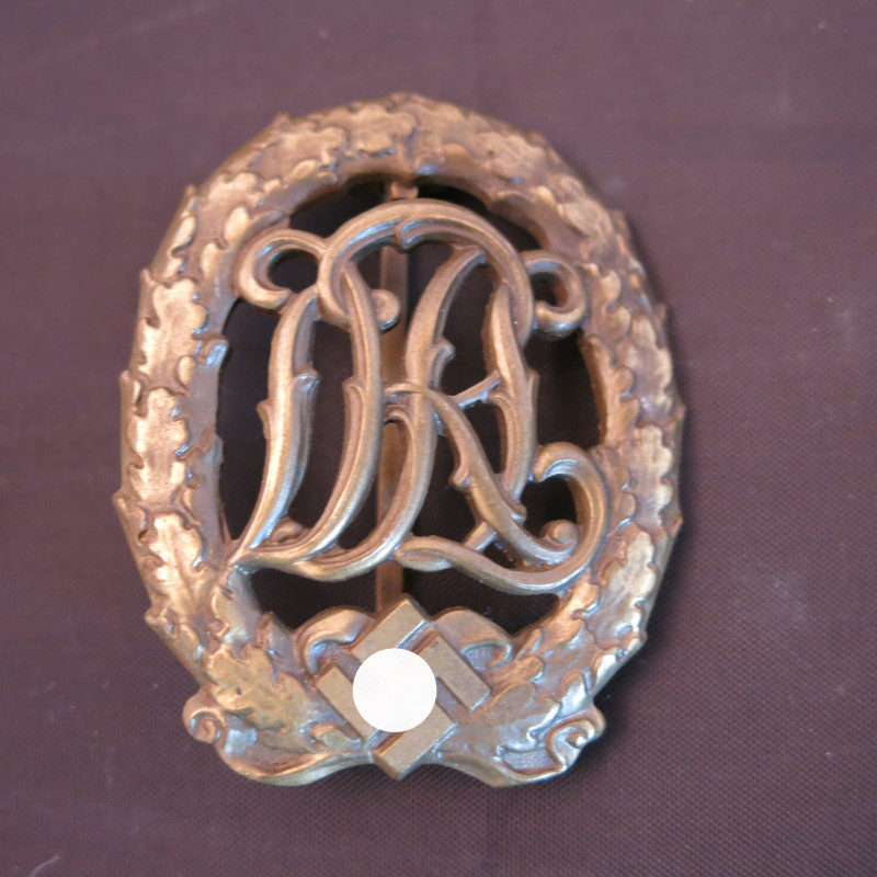 Insigne Allemand DRL Bronze original ww2 