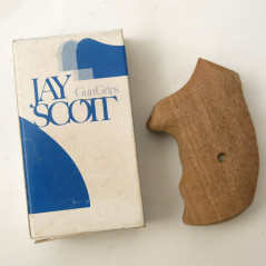 Plaquettes Bois Jay Scott pour Smith et Wesson Chief  Walnut rough