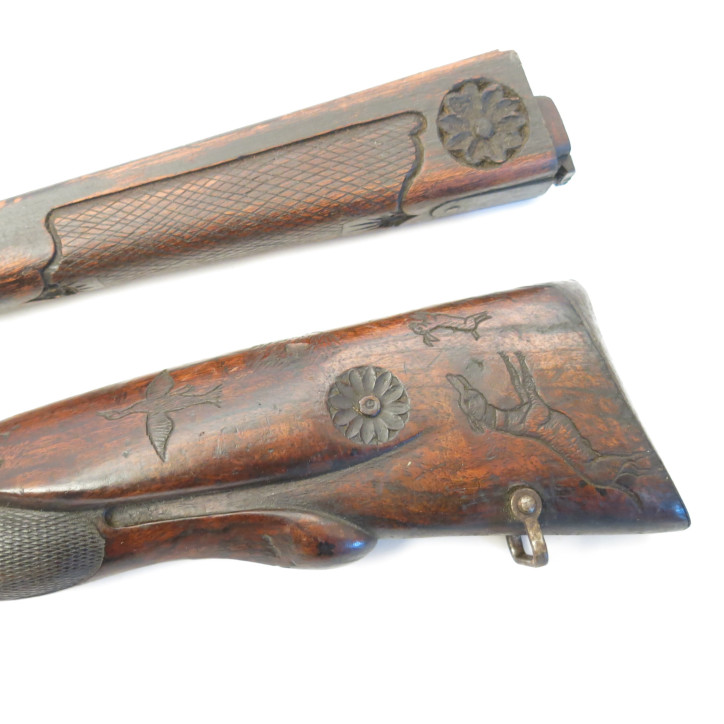 Crosse chasse fusil Mas 36 fabrication artisanale  ref mc 48 