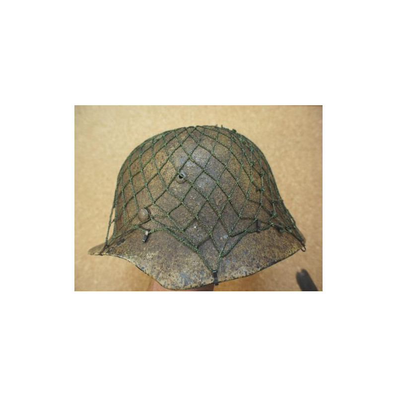 Filet de camouflage de casque a  petit crochet