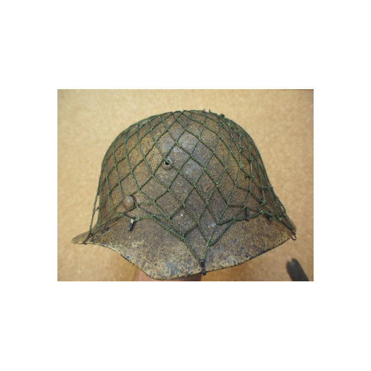Filet de camouflage de casque Allemand  a  petit crochet repro
