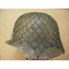 Filet de camouflage de casque Allemand  a  petit crochet repro