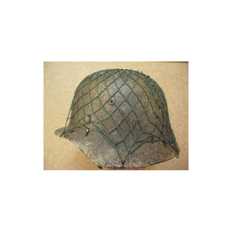 Filet de camouflage de casque a  petit crochet