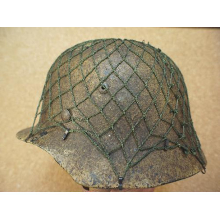 Filet de camouflage de casque Allemand  a  petit crochet repro