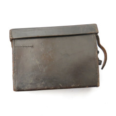 Etui cuir pour laryngophone ou 2couteurs Panzer WH 39/45 ref pl  4558