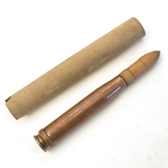 Tube carton pour obus 20 mm Flack Allemand 1944 