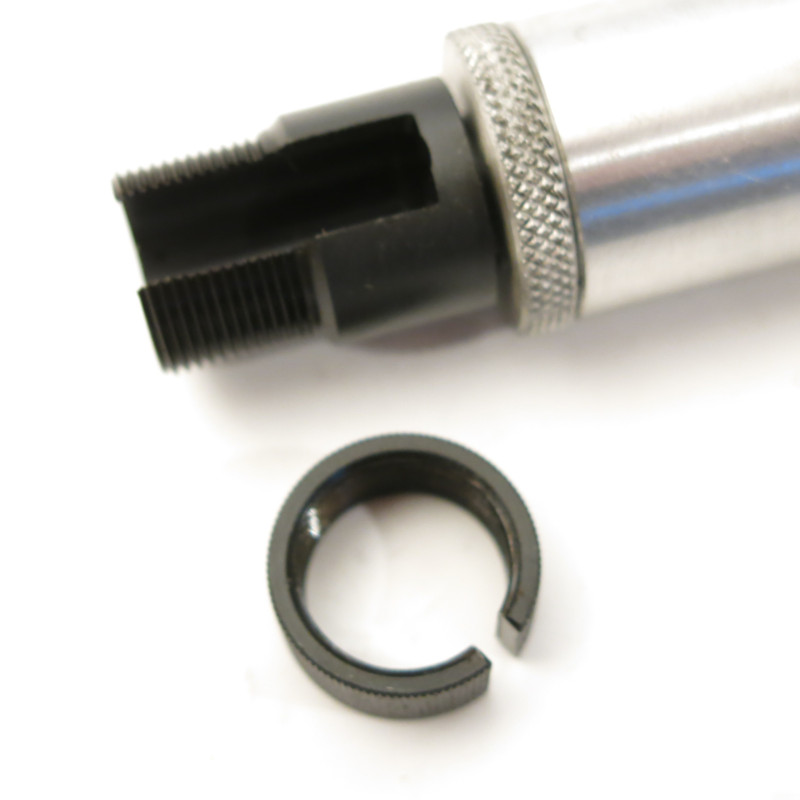 Silencieux avec adaptateur pour pistolet Erma P08 Luger 22 long rifle