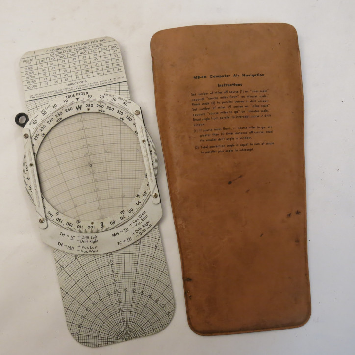 Plaque de navigation MB 4A avec étui US Vietnam US Air Force Réf pl 80