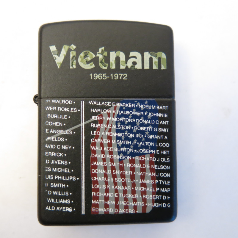 Briquet Zippo commemoratif Vietnam ref m2