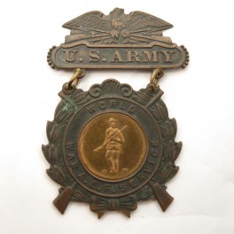 Insigne World War AEF Service ref bo 12 