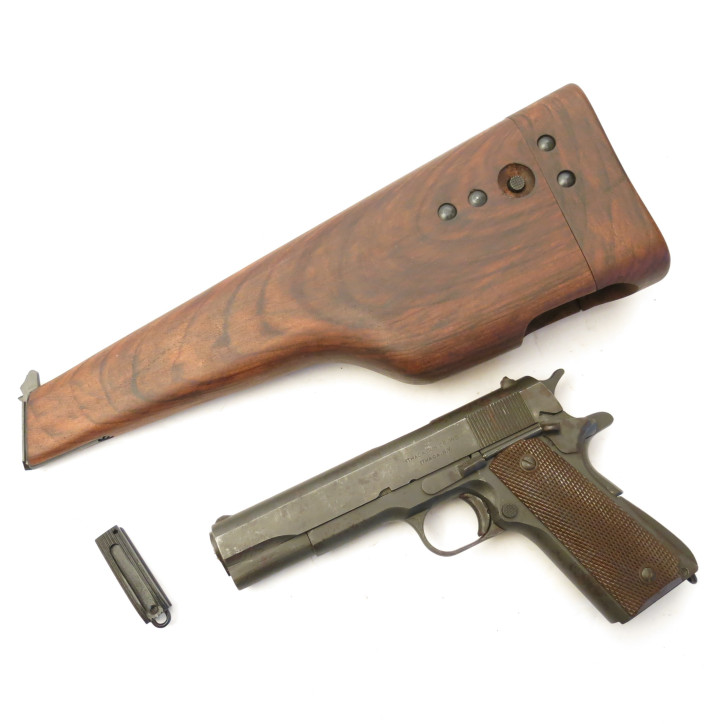 Stock wood Colt 45 with adaptor