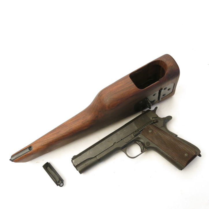 Stock wood Colt 45 with adaptor