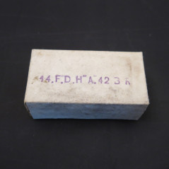 Boite pleine de 50 cartouches 22 Long Rifle Allemande Wh datée 1942 ref 180