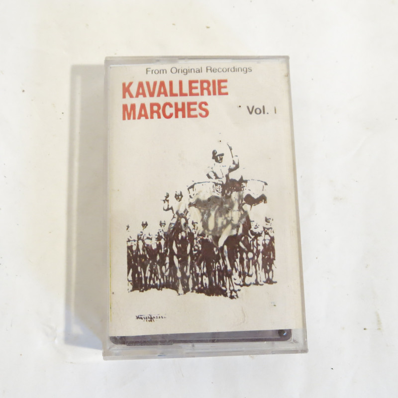 Cassette de chants Allemand Kavallerie marches  vol 1 